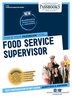 cover image of Food Service Supervisor